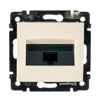 Информационная розетка Legrand Valene RJ45 UTP 5 кат 1 выход б/з белая - Электрика, НВА - Выключатели и розетки - Розетки - . Магазин оборудования для автономного и резервного электропитания Ekosolar.ru в Солнечногорске