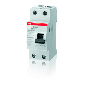 ABB FH202AC УЗО 2P 40A 30mA (AC) - Электрика, НВА - Модульное оборудование - Узо - . Магазин оборудования для автономного и резервного электропитания Ekosolar.ru в Солнечногорске
