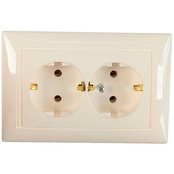 Розетка Legrand Valena 2X2К+З в сборе белая - Электрика, НВА - Выключатели и розетки - Розетки - . Магазин оборудования для автономного и резервного электропитания Ekosolar.ru в Солнечногорске