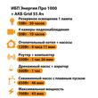 ИБП для котла Энергия Про 1000 + Аккумулятор Grid 55 Ah 12 v (700Вт - 43мин) - ИБП и АКБ - ИБП для котлов - . Магазин оборудования для автономного и резервного электропитания Ekosolar.ru в Солнечногорске